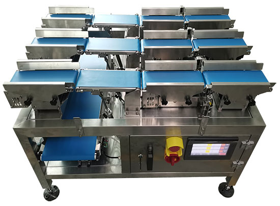 多軌重量選別機