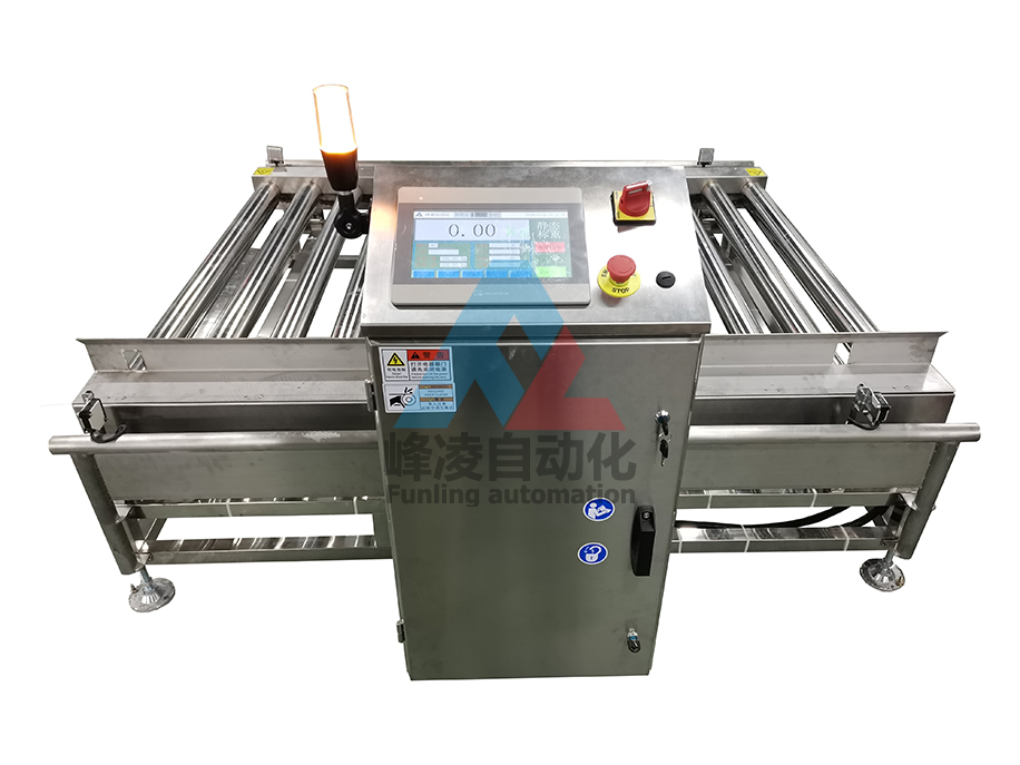 超大量程在線滾筒自動稱重機(jī):整卡板貨物在線滾筒重量檢測機(jī)